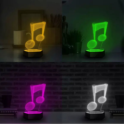 Music 3D Illusion Lamp