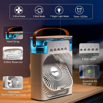 Portable Air Conditioner Fan, Mini Personal Evaporative Air Cooler