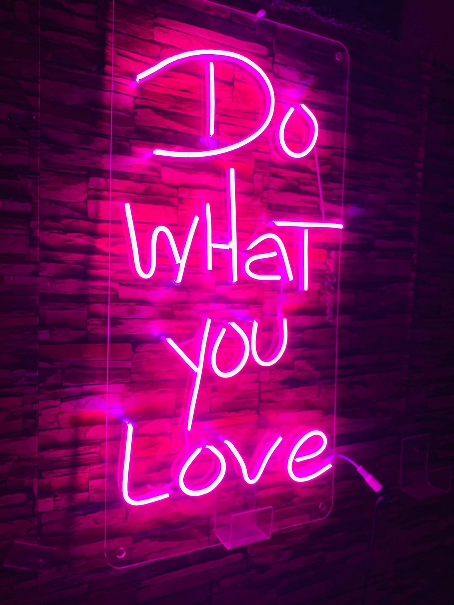 Do What You Love Neon Sign