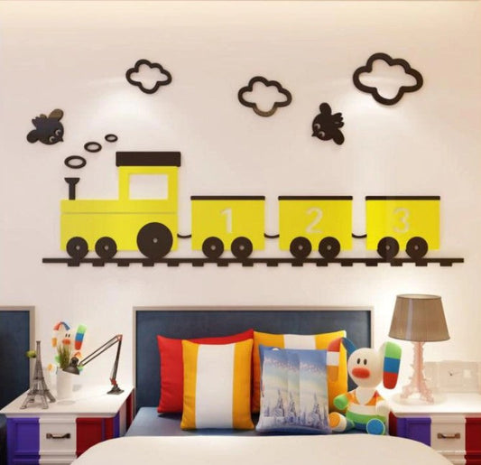 Cartoon Train Wall Art