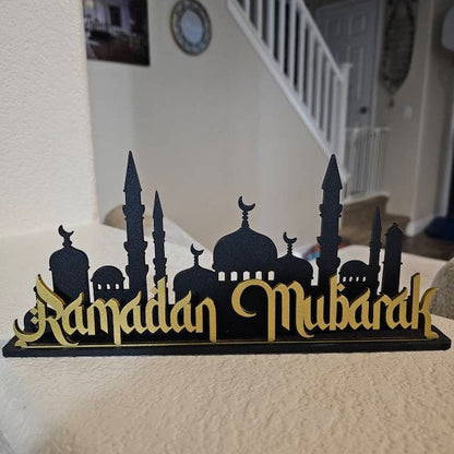 Ramadan Mubarak Islamic Tabletop Decor