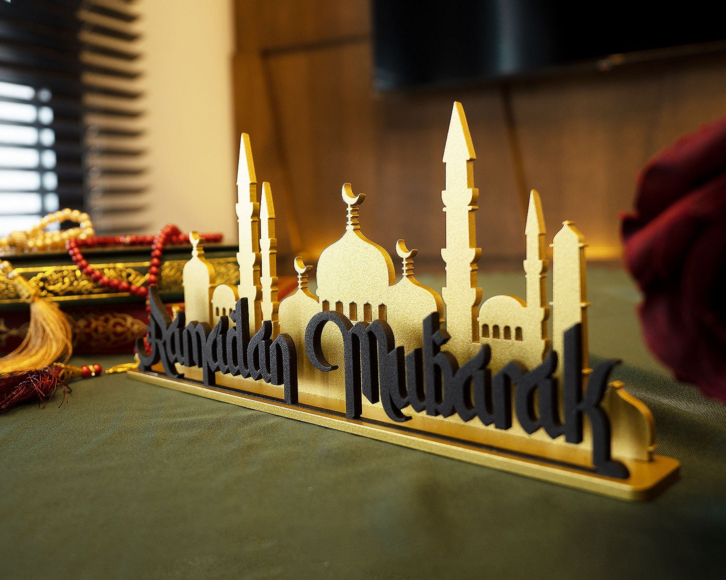 Ramadan Mubarak Islamic Tabletop Decor