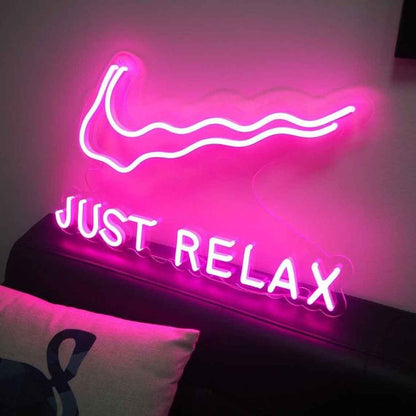 Just Relax Neon Sign